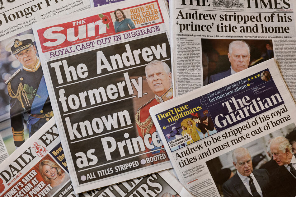 Andrew Mountbatten-Windsor was stripped of his royal titles over his ties to the late sex offender Jeffrey Epstein.