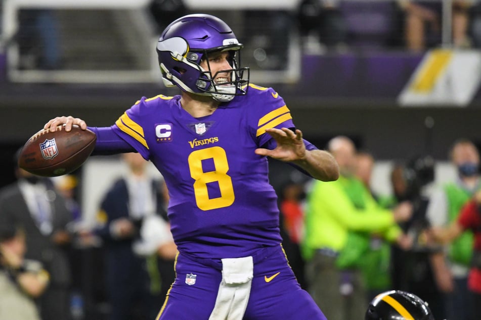 Vikings quarterback Kirk Cousins threw two touchdowns against the Steelers on Thursday night.