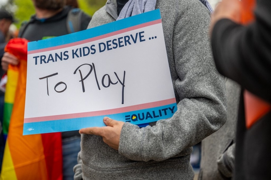 Kansas has become the latest state where Republicans have pushed through a bill to ban transgender athletes from participating on sports teams that correspond with their gender identity.