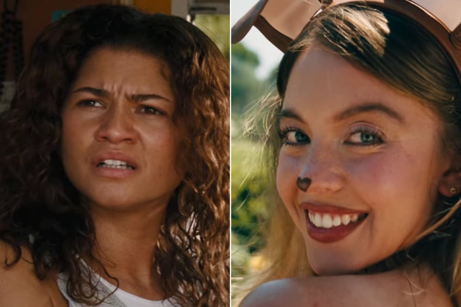 Zendaya (l.) and Sydney Sweeney return as Rue and Cassie, respectively, in season 3 of Euphoria.