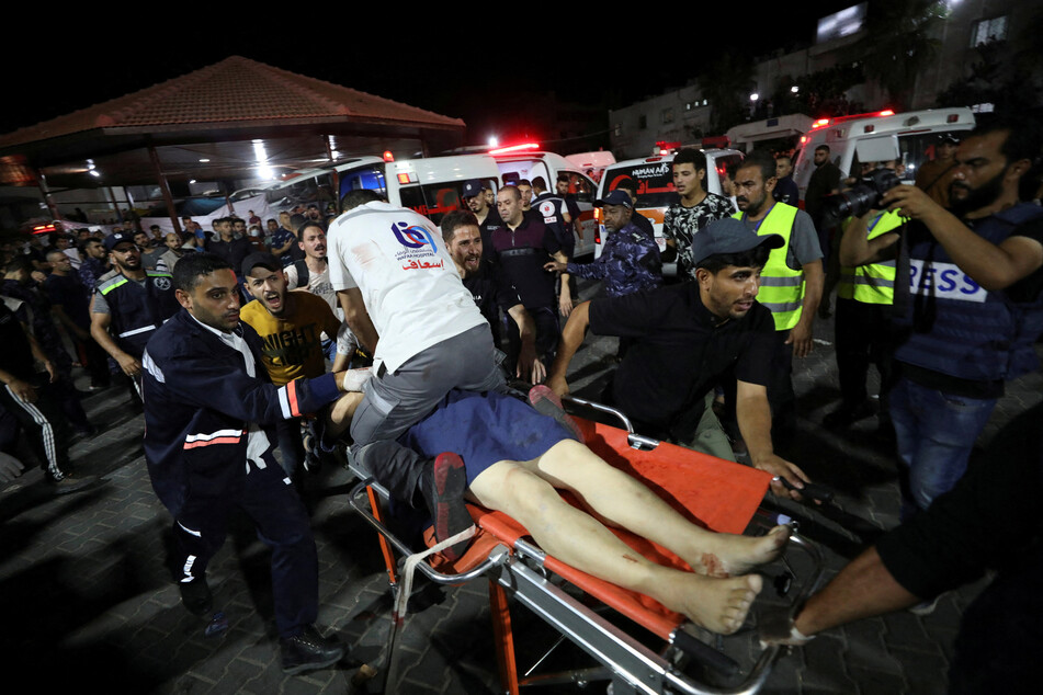 Hundreds have been killed after the Al-Ahli Arabi Baptist was hit by an airstrike, with thousands reportedly in the building at the time of the bombing.
