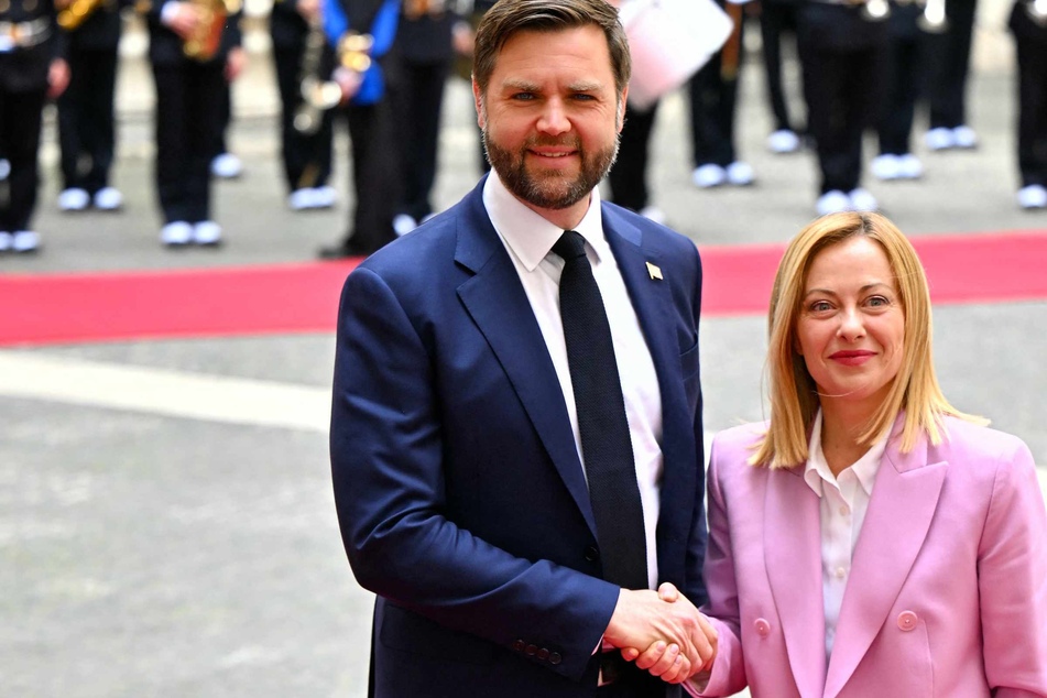 JD Vance meets Italy PM Giorgia Meloni in Rome ahead of Easter at the Vatican