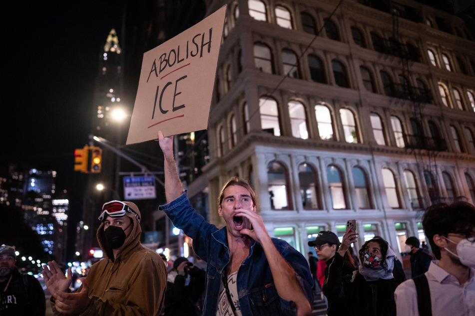 New Yorkers are outraged by the deployment of US Immigration and Customs Enforcement agents to their city's streets.