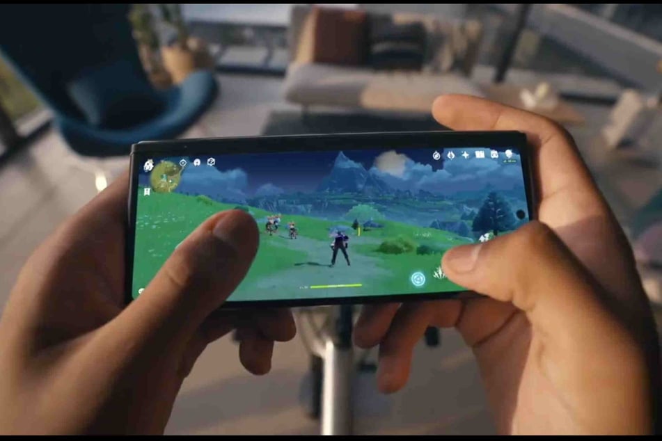 The Samsung Galaxy Z Fold3 can easily switch from the half screen to full-tablet display mid-game for an amplified experience.
