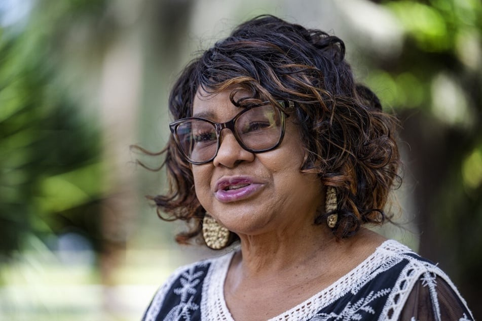 Penn Center Museum Program Manager Dr. Marie Gibbs speaks in Saint Helena, South Carolina.