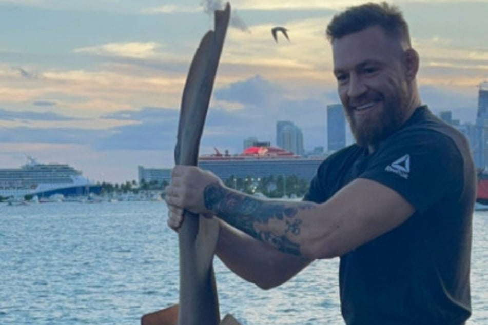 A fishy catch and release: Conor McGregor gets backlash for shark run-in