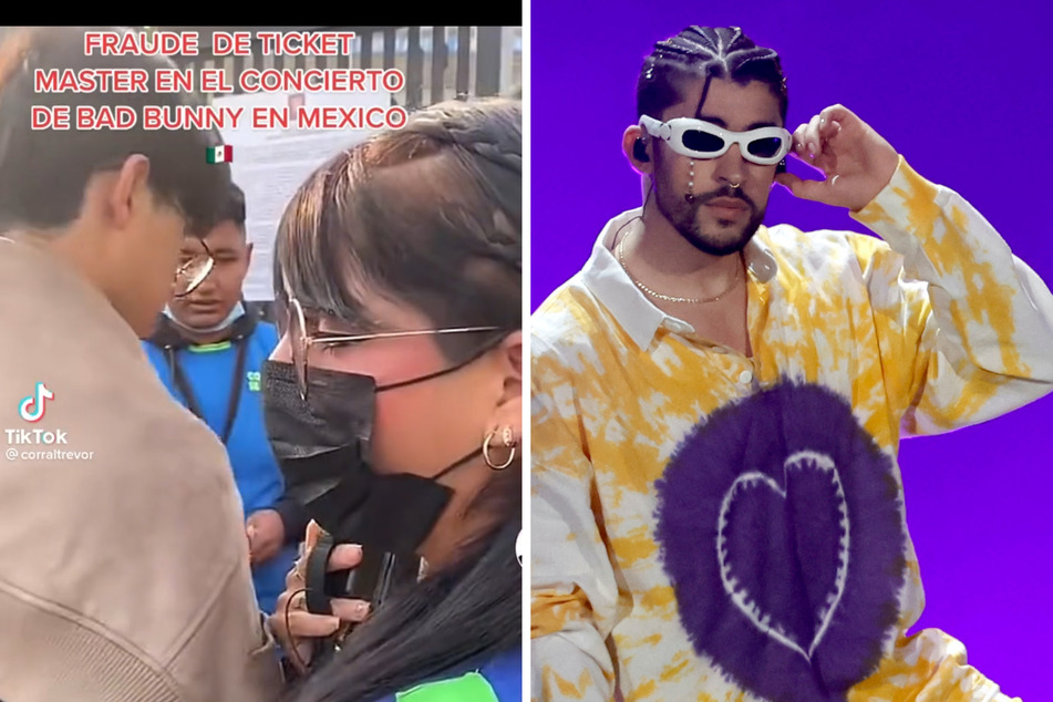 Fans are blaming Ticketmaster after they were wrongly turned away from Bad Bunny's concert.