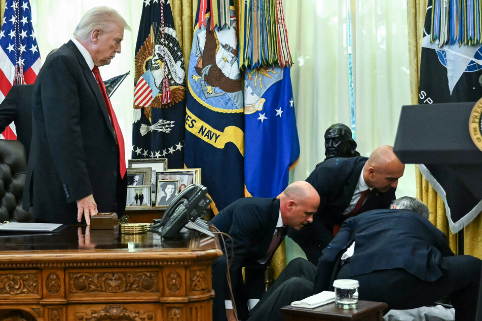 Trump event suspended as guest suddenly faints in the Oval Office