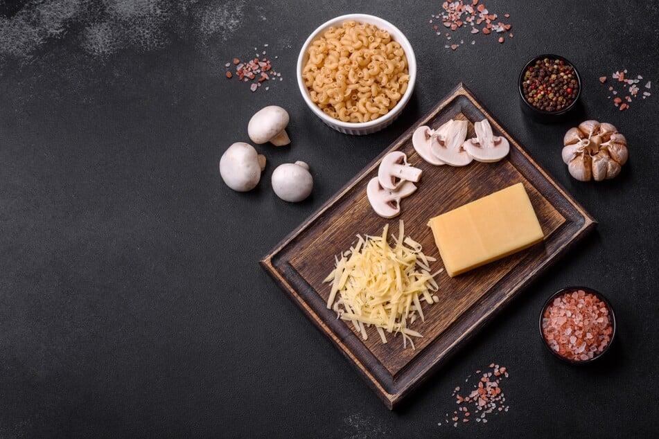 An easy vegetarian main is a spruced up classic: mac'n cheese.