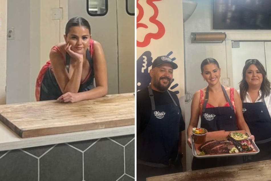 Selena Gomez (l) made a triumphant return to social media after announcing a break due to the ongoing Israel-Gaza War.