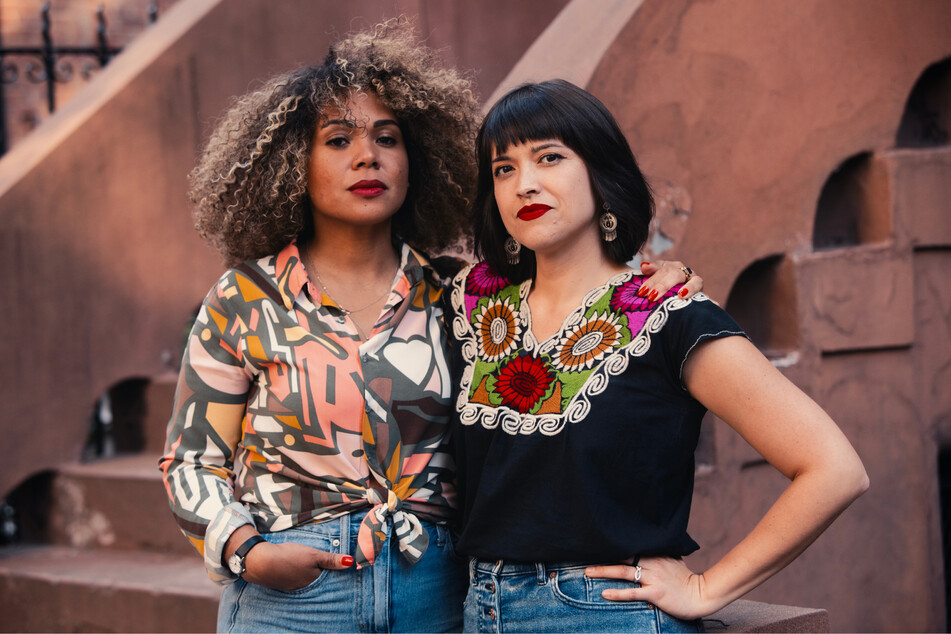 Claudia De la Cruz (l.) and Karina Garcia are running to bring socialism to the White House in 2024.