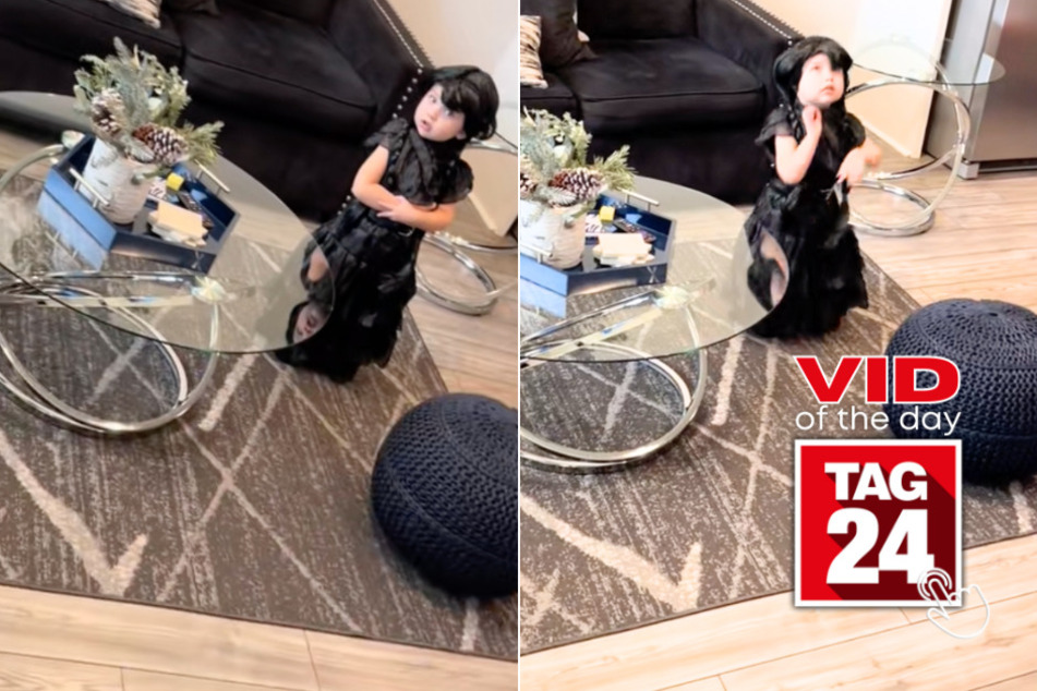 Viral Video of the Day for August 23, 2024: Mom catches daughter doing iconic Wednesday dance!
