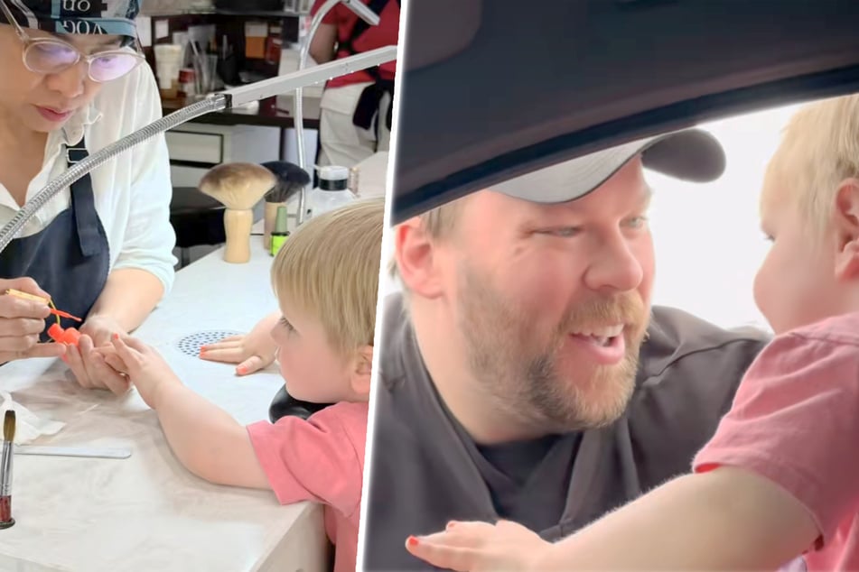 Canadian dad's heartwarming reaction to his son's painted nails goes viral