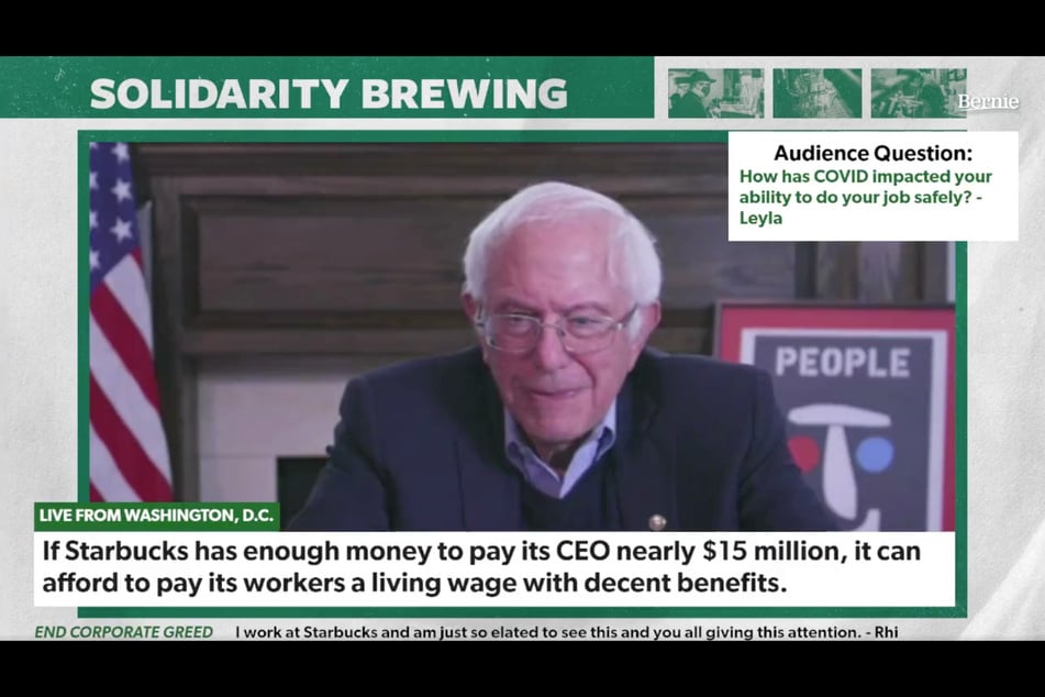 Bernie Sanders throws his weight behind Buffalo Starbucks workers days before union vote