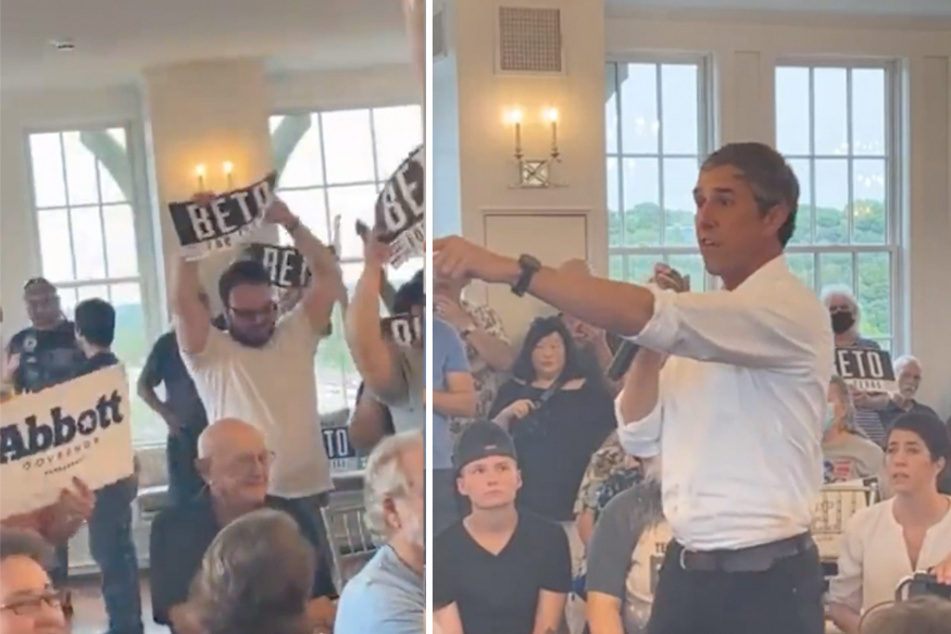 Beto O'Rourke shuts down a "motherf****r" at campaign event