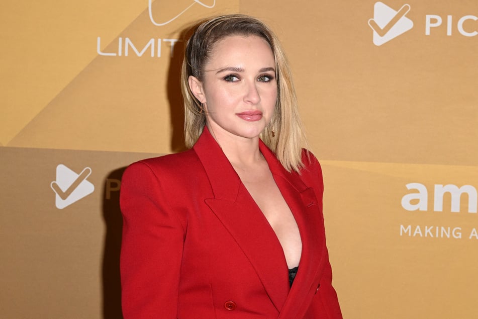 Actor Hayden Panettiere arrives for the amfAR Gala Los Angeles in West Hollywood, California, on November 3, 2022.
