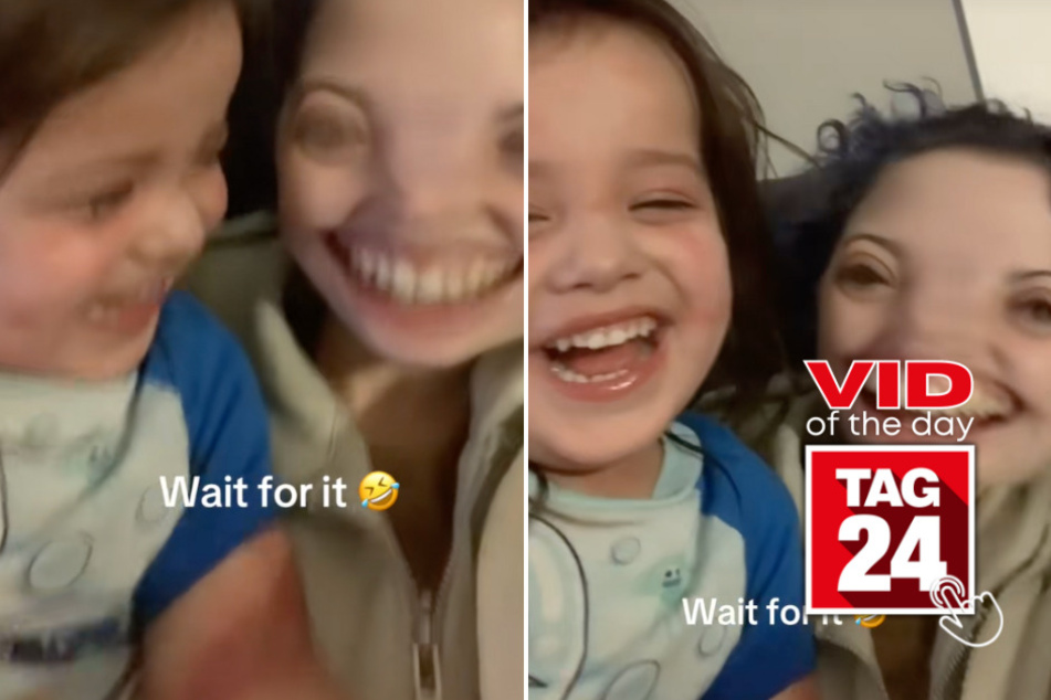 Viral Video of the Day for April 27, 2025: Mom and toddler's hilarious TikTok filter face-off goes viral