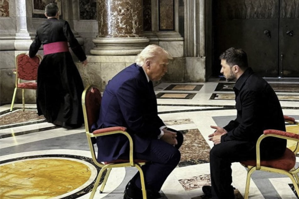 Trump and Zelensky meet on sidelines of Pope Francis' funeral amid Ukraine peace push