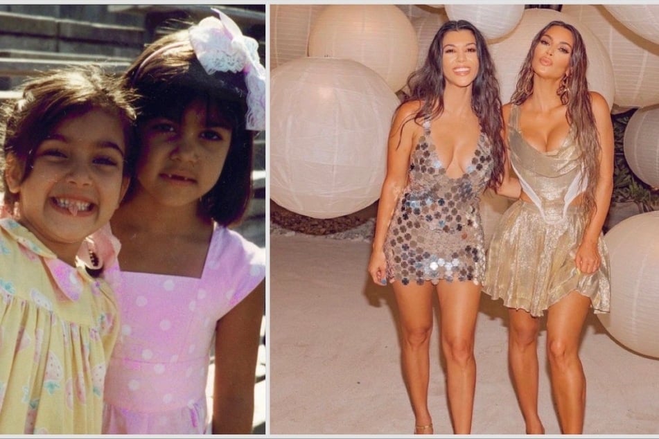 Kim Kardashian walks down memory lane with Kourtney Kardashian