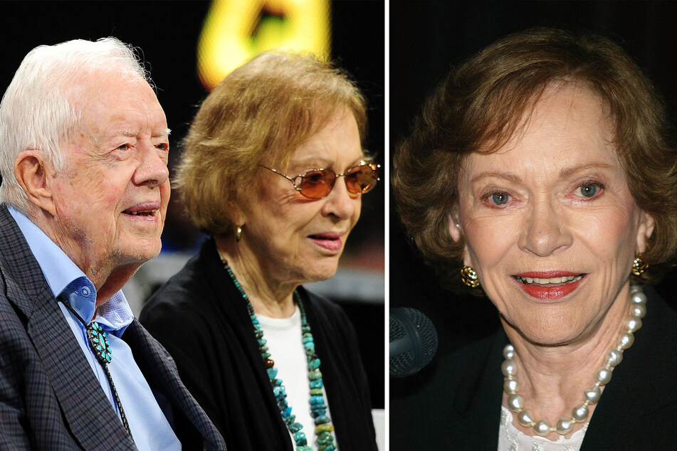 Rosalynn Carter married former US president Jimmy Carter (l.) in 1946.