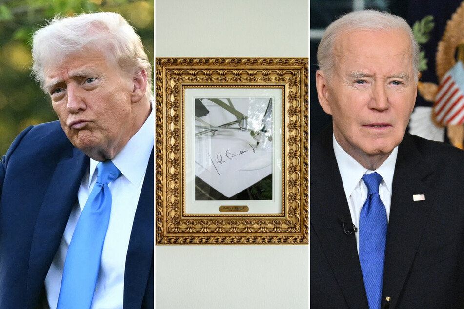 Trump brutally trolls Biden with unveiling of "autopen" White House portrait