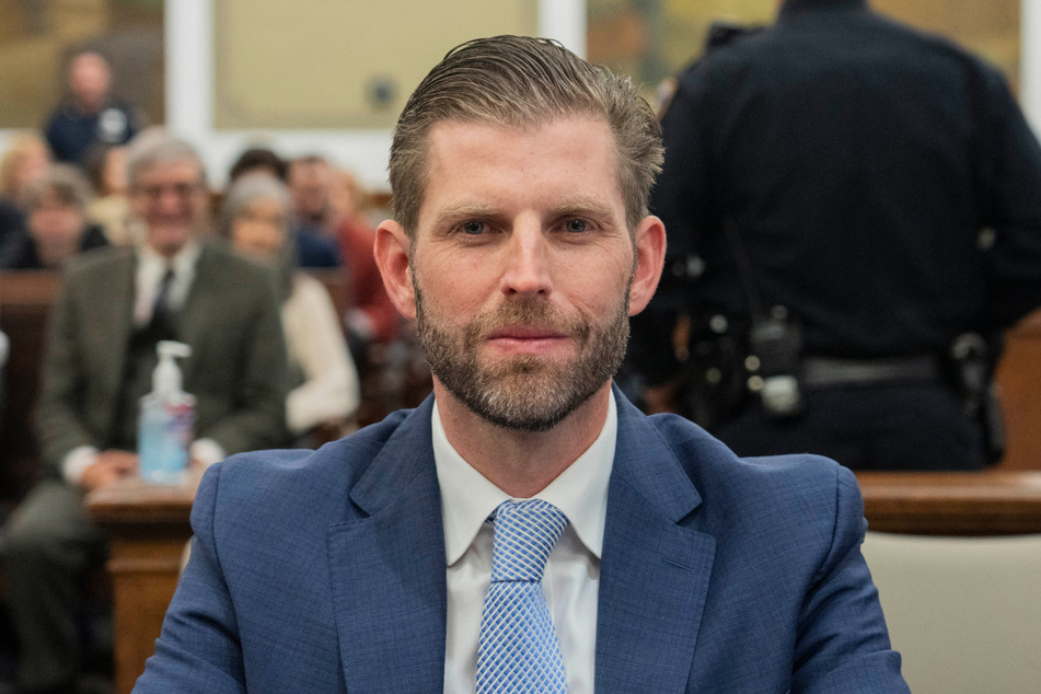 Eric Trump took his brother's place on the witness stand Thursday at the family's Manhattan fraud trial.