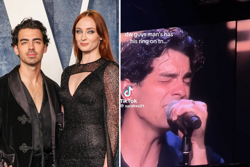 Joe Jonas wears wedding ring on stage amid Sophie Turner divorce rumors