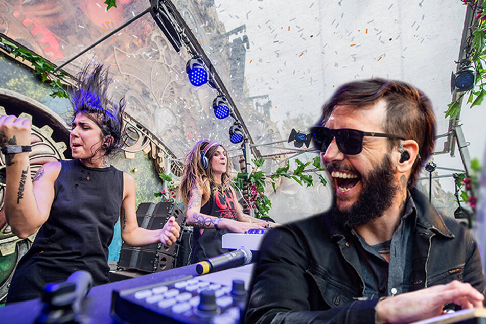 Krewella (l.) and Band of Horses (r.) both have new albums dropping Friday.