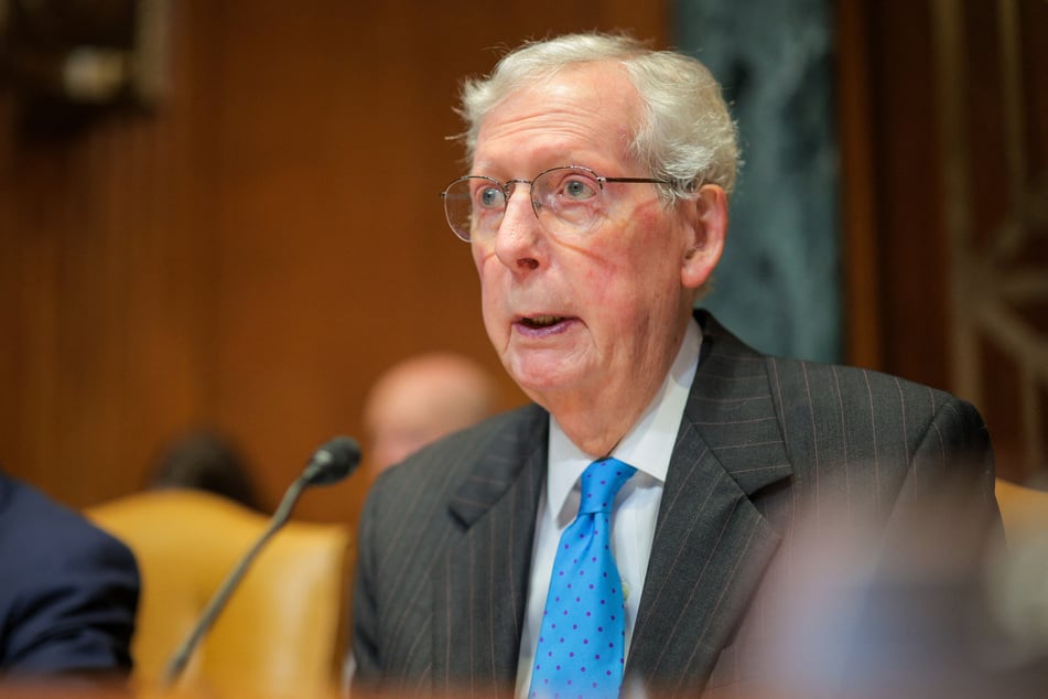 Former Senate leader Mitch McConnell was hospitalized on Sunday morning for unknown reasons.