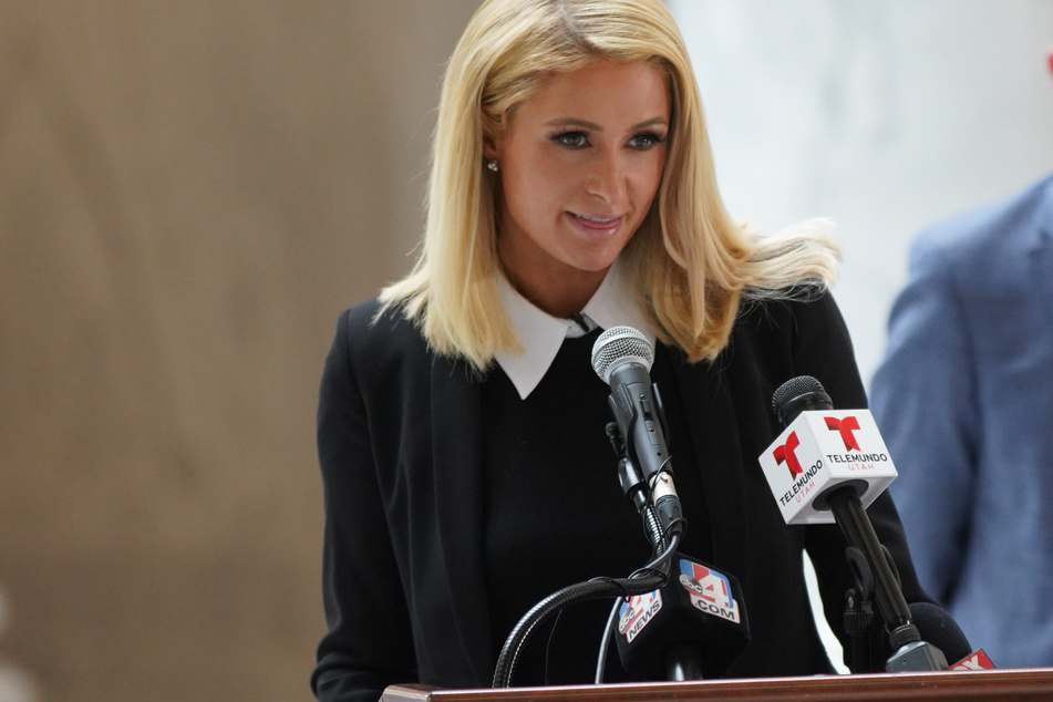 Closure for Paris Hilton: star returns to Utah to witness her bill made law