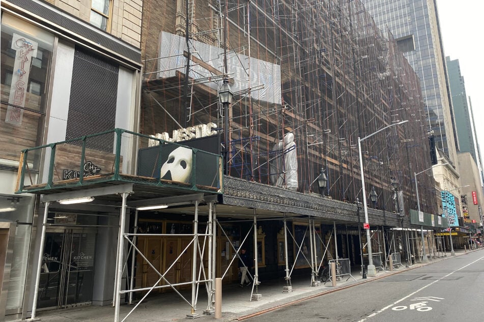 The Phantom of the Opera and the Majestic Theatre were victim to the complete Broadway shutdown for over a year during the Covid-19 pandemic in 2020.