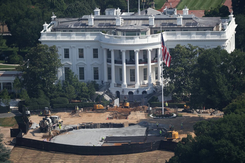 Trump rushes to finish White House helipad renovation ahead of Chinese President Xi's visit