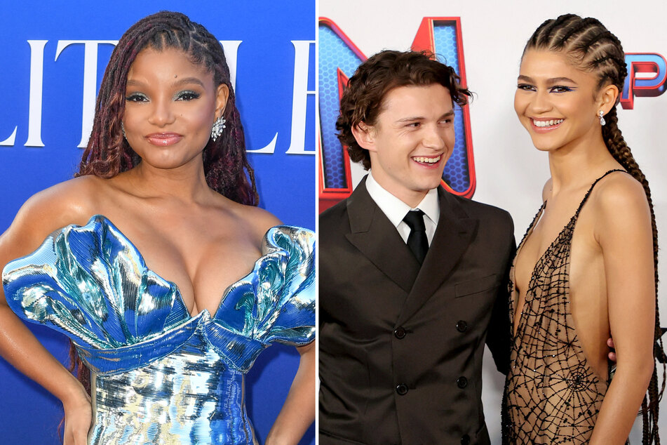 Halle Bailey gets a shout-out from Zendaya after her Tom Holland impression goes viral