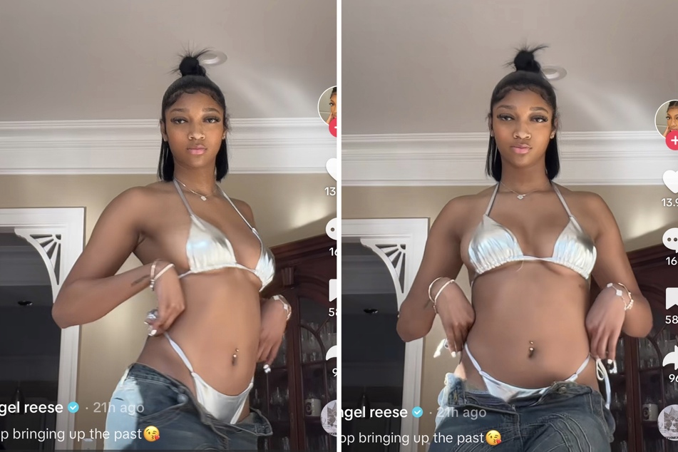 Angel Reese's bikini video has her fans going wild on TikTok!