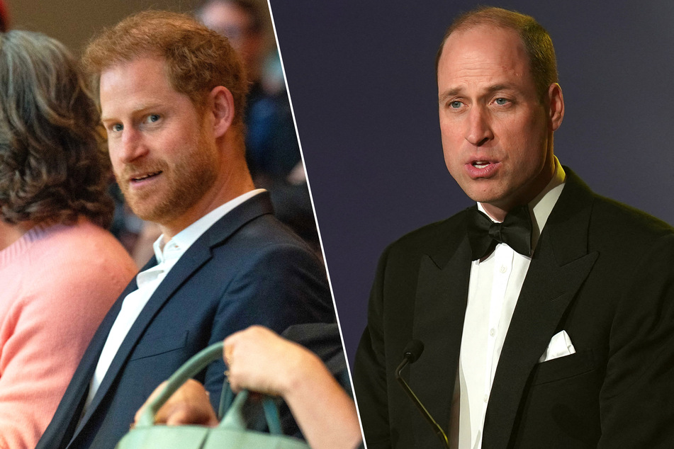 Prince Harry (l.) and his brother William made separate appearances at Thursday's Diana Awards amid a continuing rift between the two.