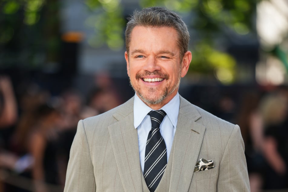 Matt Damon visited Disneyland in California with his family last week.
