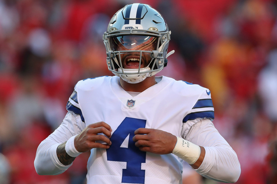 Cowboys quarterback Dak Prescott threw for 238 yards and a TD against the Saints on Thursday night.