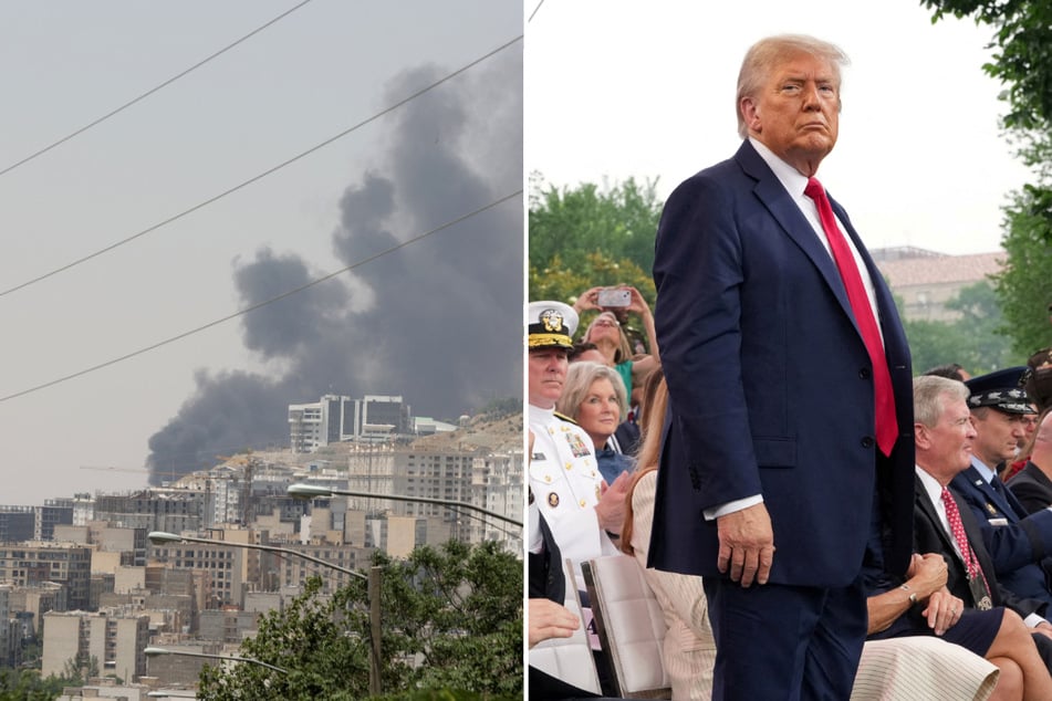 US President Donald Trump suggested Israel and Iran should just "fight it out" before any deal is reached to end the bloodshed.