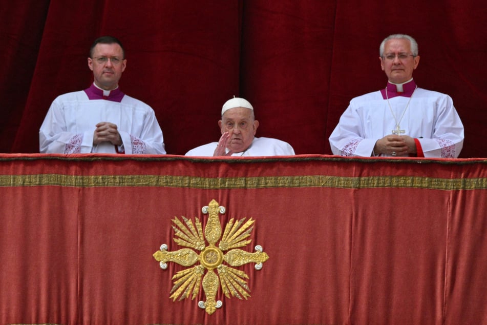 Pope Francis' Easter appearance is one of only a few he has made since leaving the hospital in March after a life-threatening health scare.