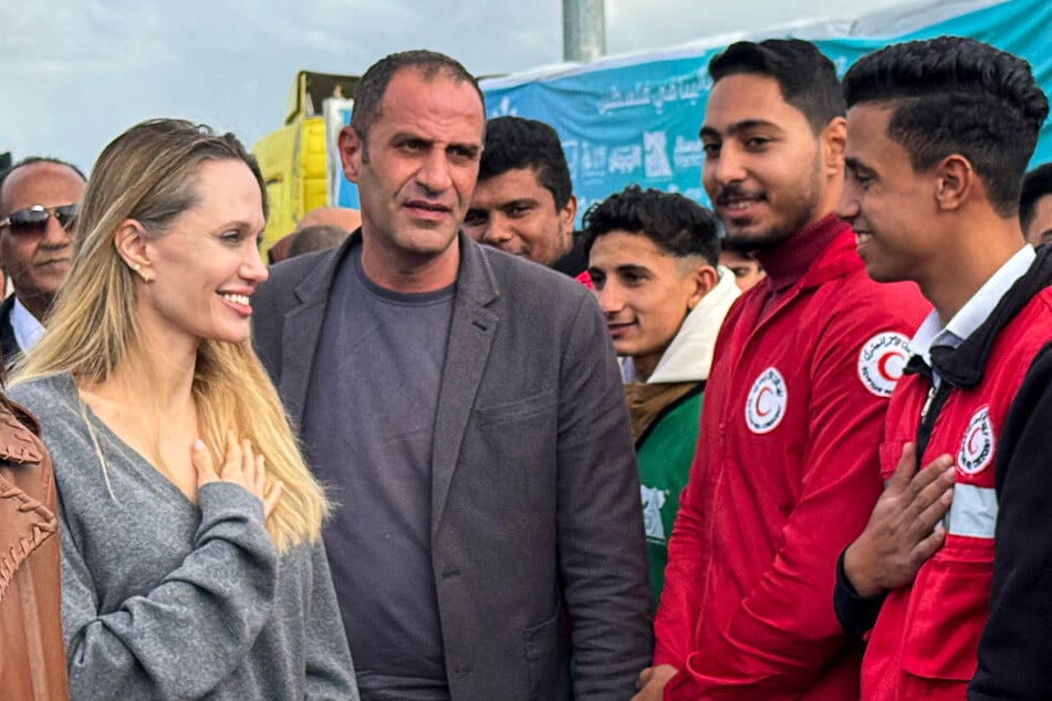 Angelina Jolie calls attention to Gaza aid crisis with visit to Rafah crossing