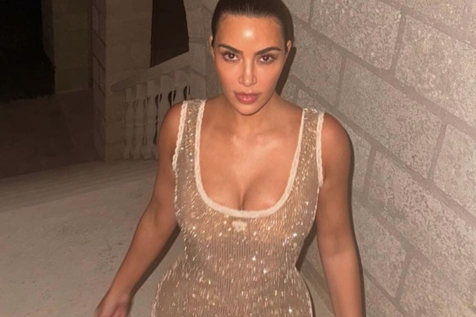 Kim Kardashian has shared more pics from her recent Turks and Caicos trip that were taken by her 10-year-old daughter.