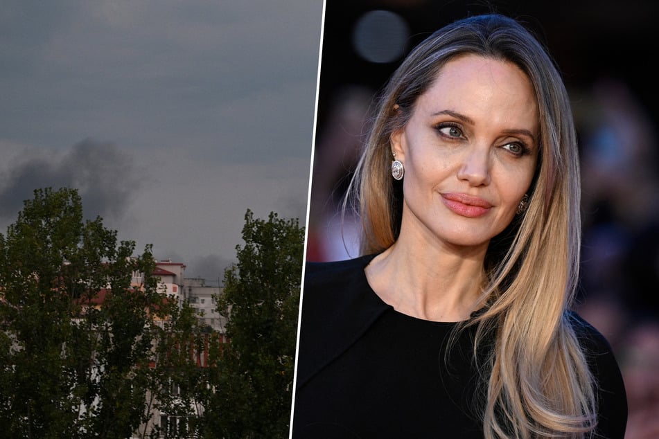 Angelina Jolie makes surprise visit to frontline Ukrainian city