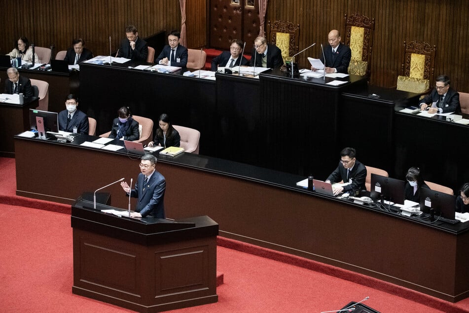 Some US officials had urged Taiwan to pass a much larger, $40-billion defense spending bill.