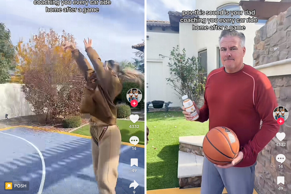 Haley Cavinder spills secret basketball tips from dad in hilarious TikTok