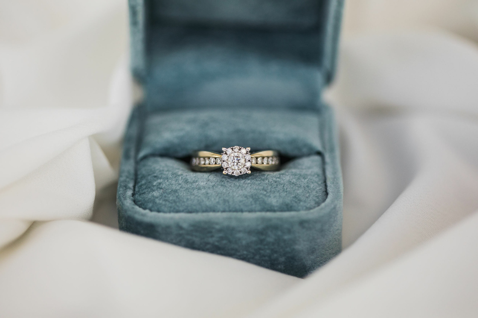 By chance, one of the women discovered her ring in a Facebook photo (stock image).