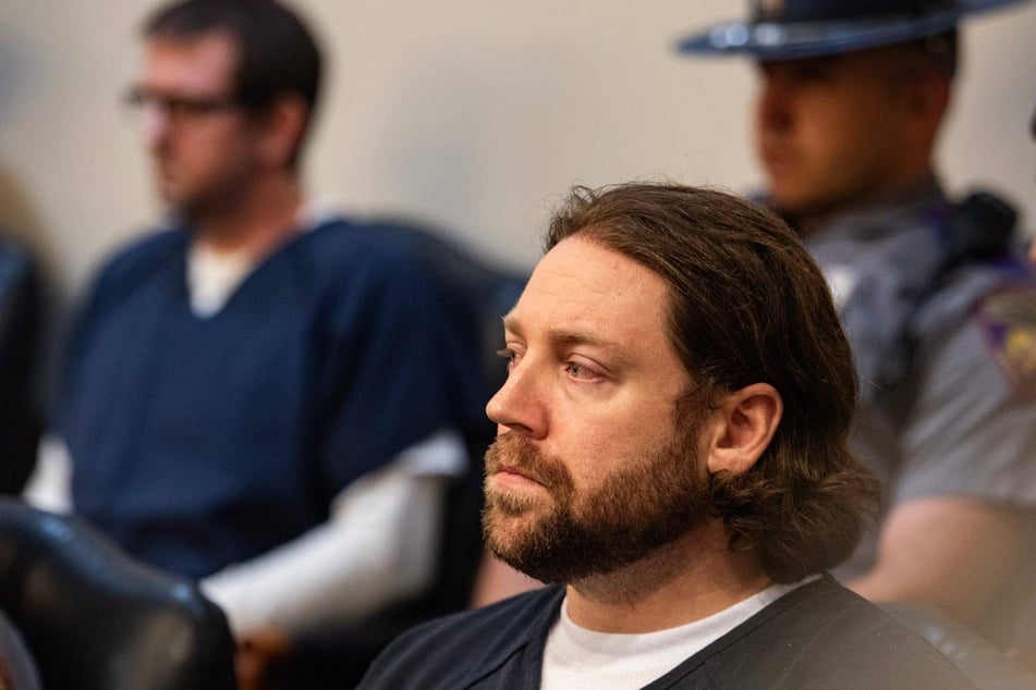 Hunter Elward listens to Circuit Judge Steve Ratcliff during the Goon Squad sentencing at the Rankin County Circuit Court in Brandon, Mississippi.