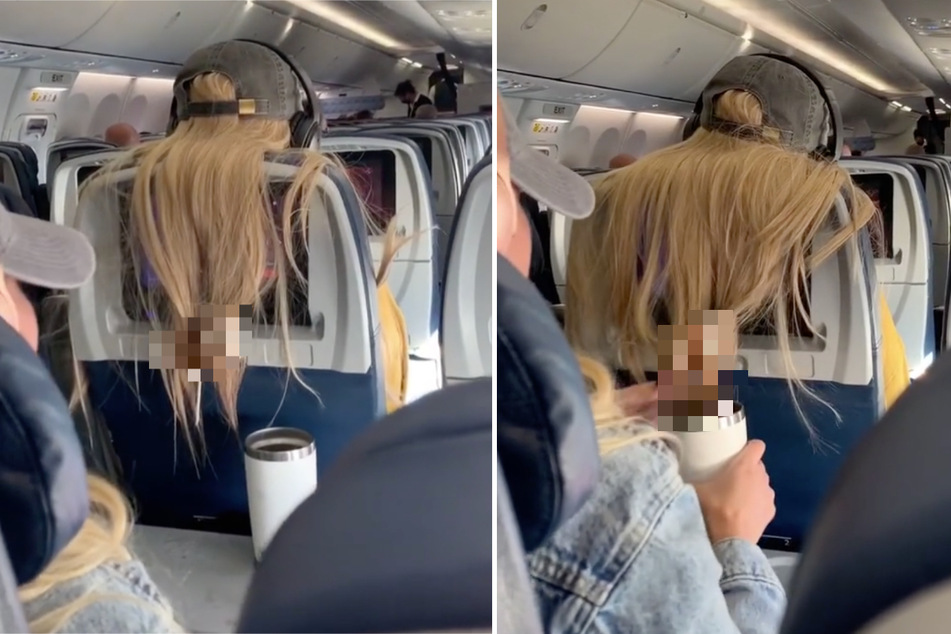 Hairy situation in viral TikTok video: did this woman's in-flight revenge go too far?