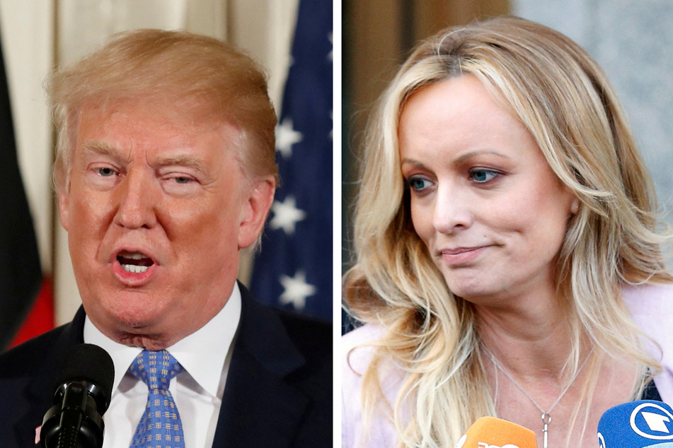 Stormy Daniels pops champagne after Donald Trump indictment