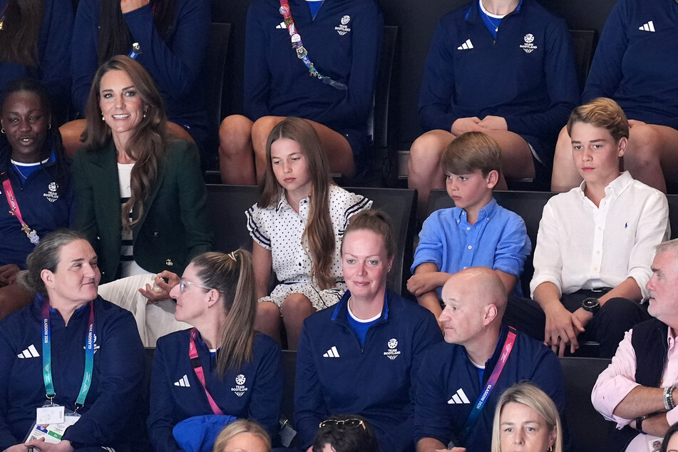 The royal family attended the Commonwealth Games in Scotland on Saturday.