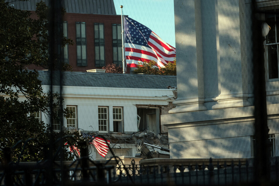 Trump demolishes part of White House to make way for new ballroom